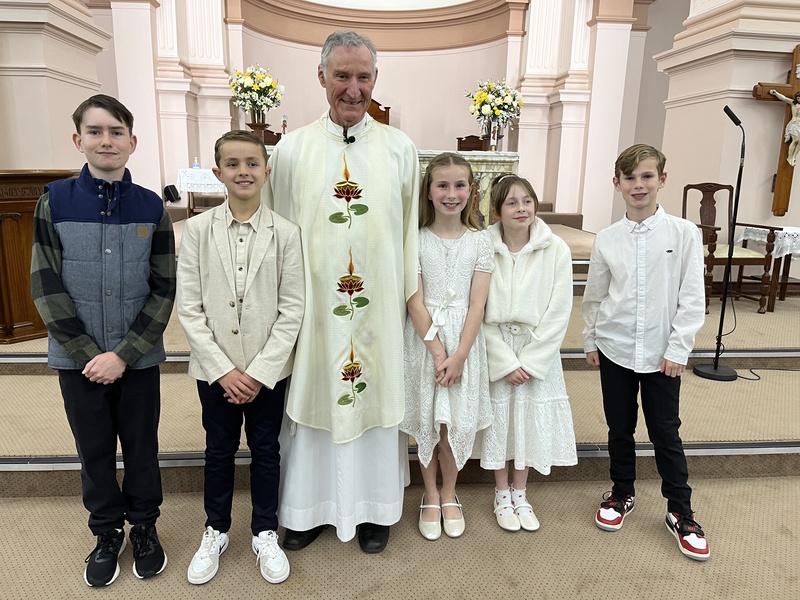 Group of 5 Communion photo